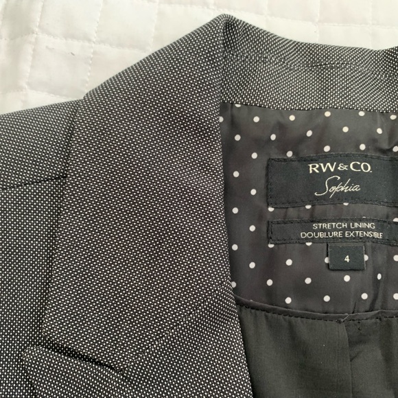 RW&Co Grey Skirt Suit - Picture 3 of 3